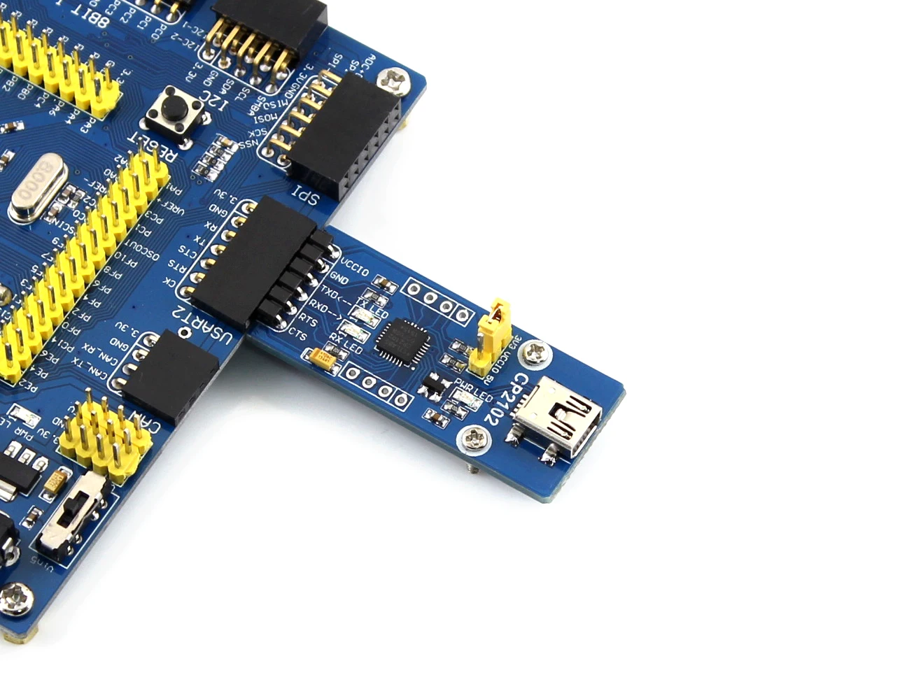 Waveshare CP2102 USB To UART Module, USB Mini Connector Supports Mac, Linux, Android, WinCE, Windows 7/8/8.1/10/11