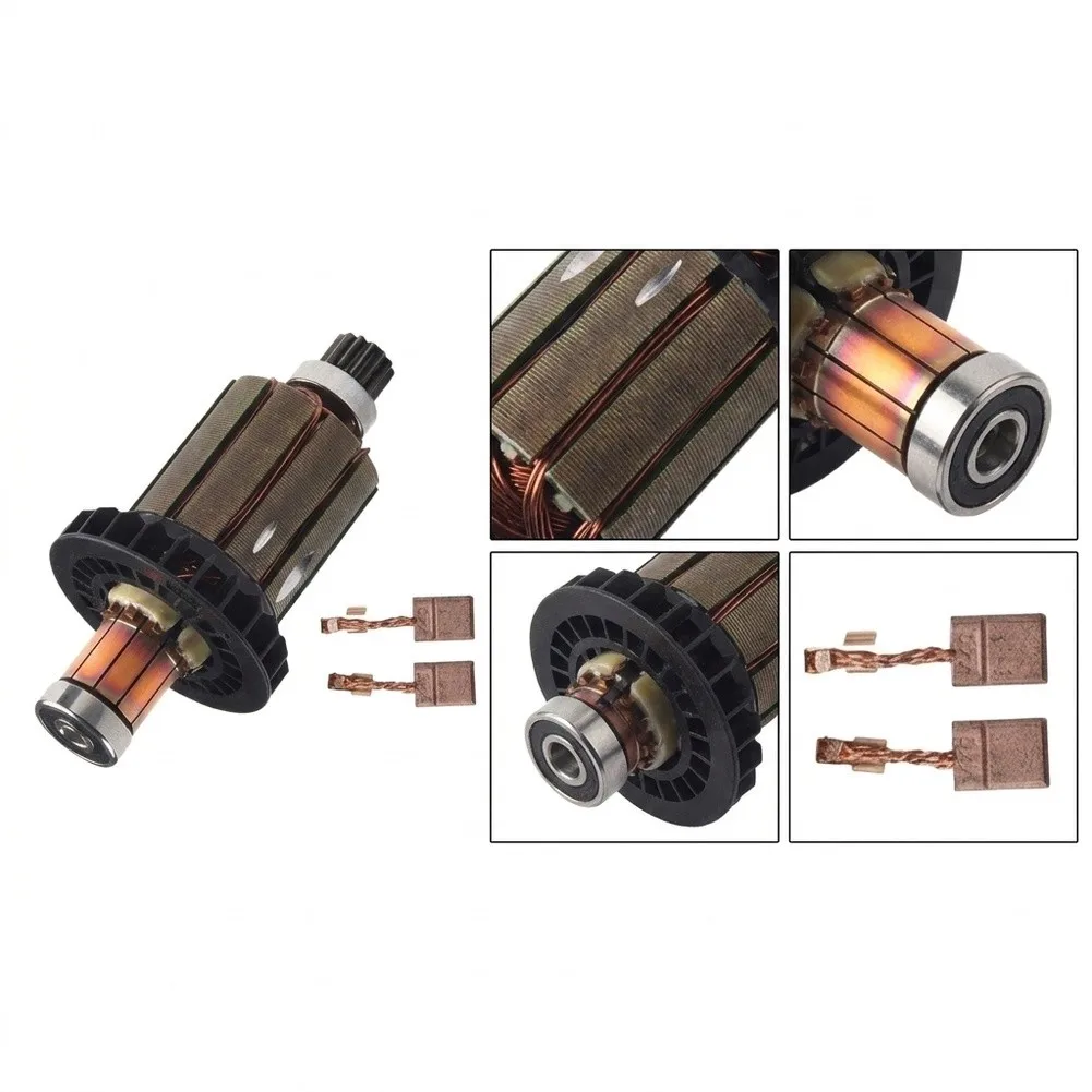 Approx. As Picture Armature CB440 Armature And Carbon Brush Set Armature Replacement For BDF458 Replacement For DDF458