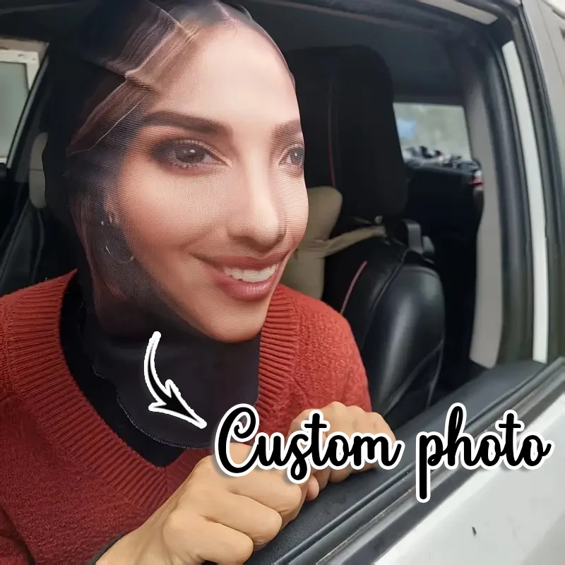 1 Stück personalisierte Foto-Kopfbedeckung, lustige Rollenspiel-Accessoires, Party-/Festival-/Halloween-Maskendekoration (Gesichtsfoto hochladen)