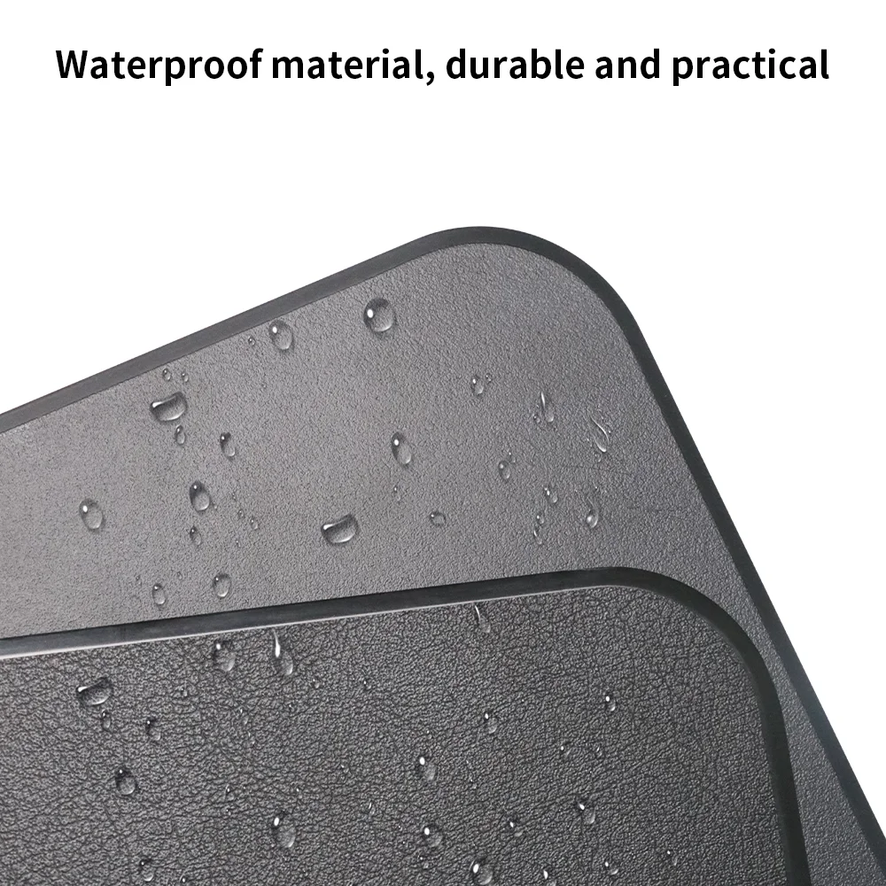 Waterproof Resin Mouse Pad with Wear-resistant Hard and Smooth Surface for Home and Office