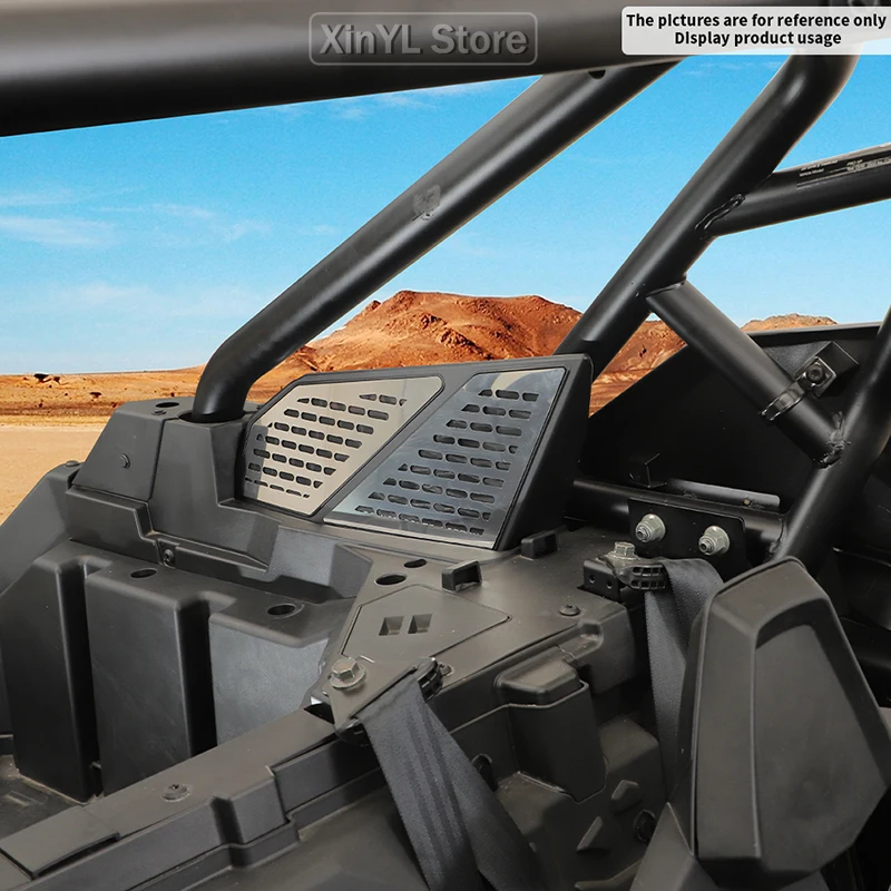 UTV Stainless Steel Engine Air Intake / Clutch Vent Grill Cover For Polaris RZR PRO XP Ultimate 2021 Up Car Accessories
