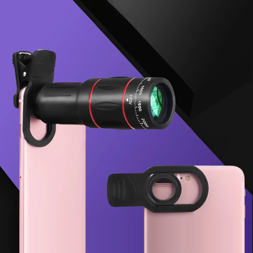 18/36/64X Telephoto Phone Lens with Tripod Long Focus Universal External Zoom Camera Lens for Android and iPhone
