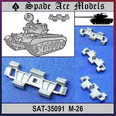 Spade Ace Models SAT-35091 1/35 Scale Metal Track For M-26 Pershing