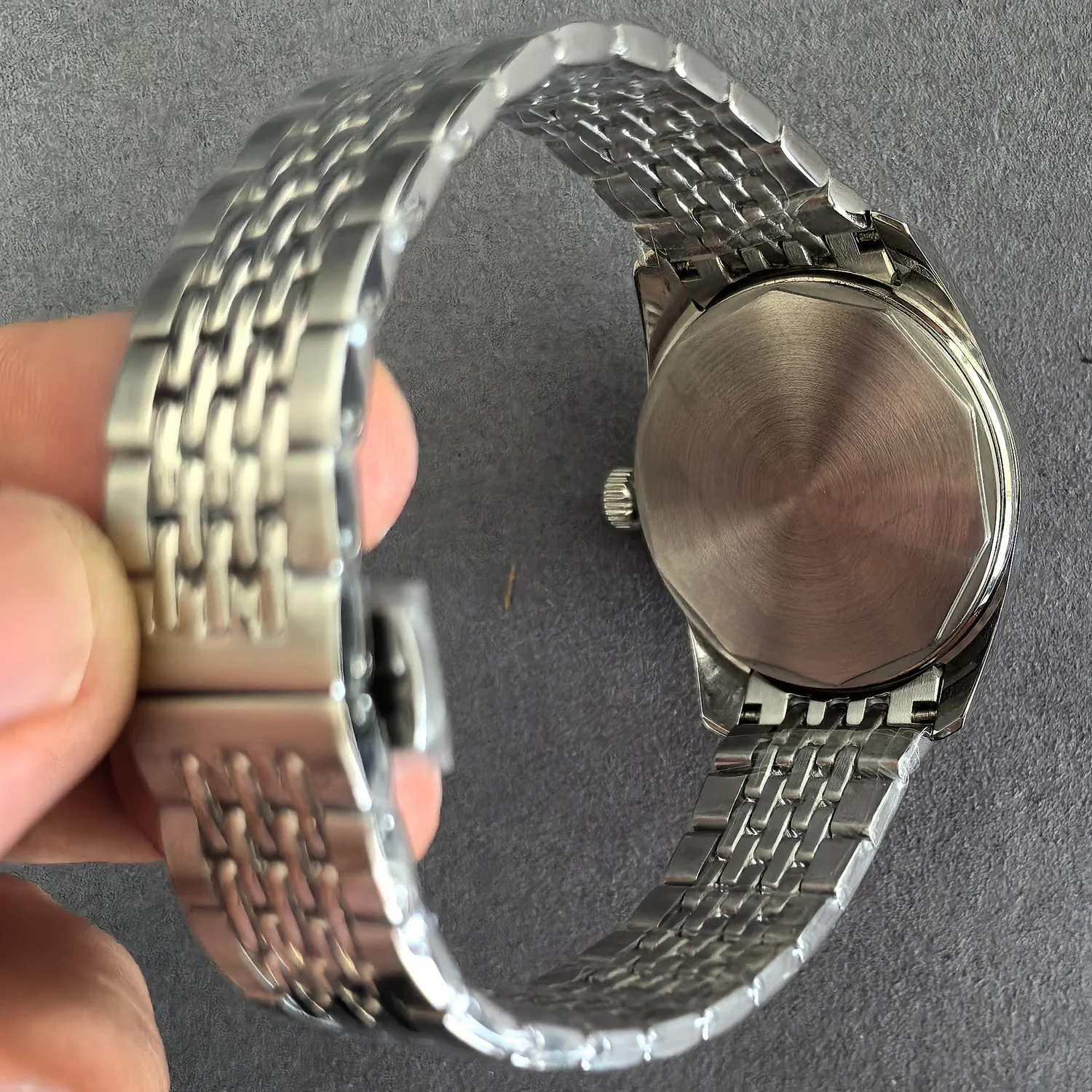 ساعة بيير بولين للرجال بايلوت 38 ملم ساعة يد ميكانيكية متعرجة يدوية KM Mirror M01D Mov