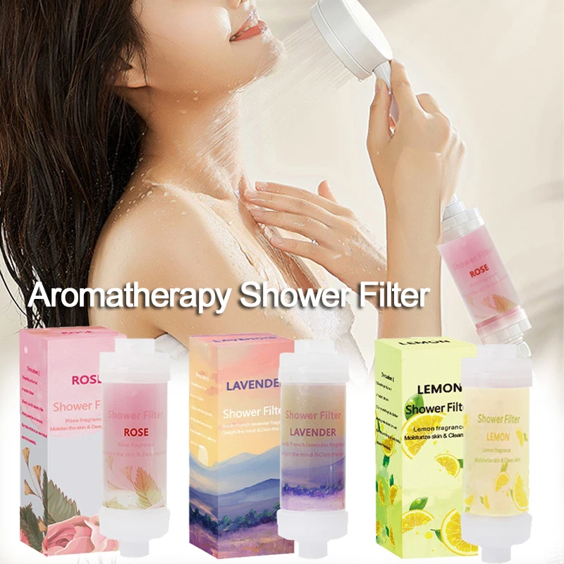 

Bath shower head with front-mounted fragrance filter, toilet, water heater, washing machine, mini PP cotton front filter