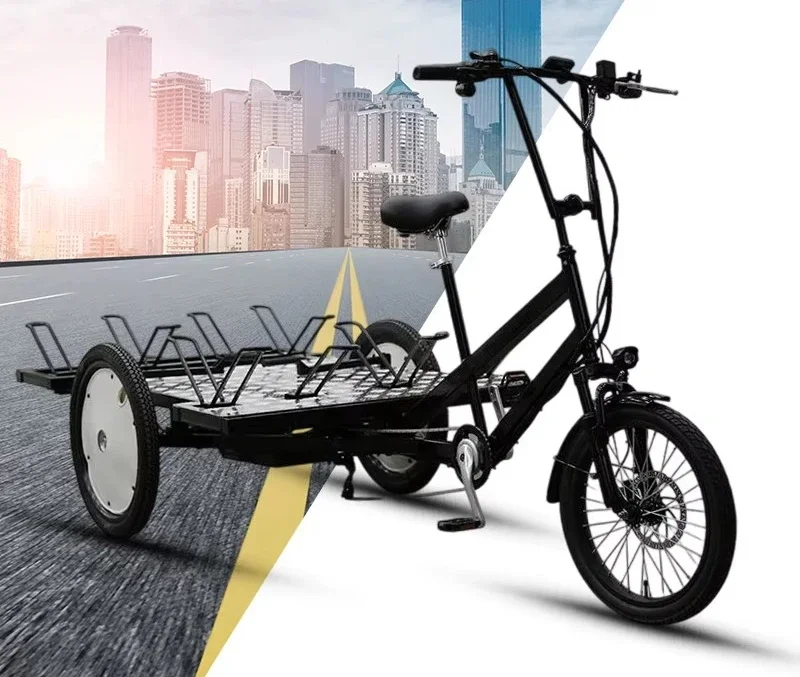 # for New Style Electric Cargo Trike with Bike Stand Tricycles Flatbed Cargo Tricycle