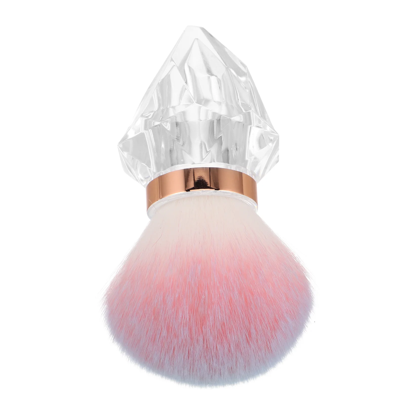 Cerdas de cepillo de setas, aplicador de base colorete en polvo grande para cara, cuerpo, herramienta esencial de viaje