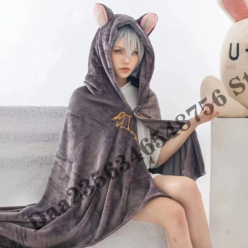 لعبة Genshin Impact Kaveh تأثيري بطانية عباءة الرأس مضحك بيجامة من الصوف زي هوديي الذكور والإناث تكييف الهواء