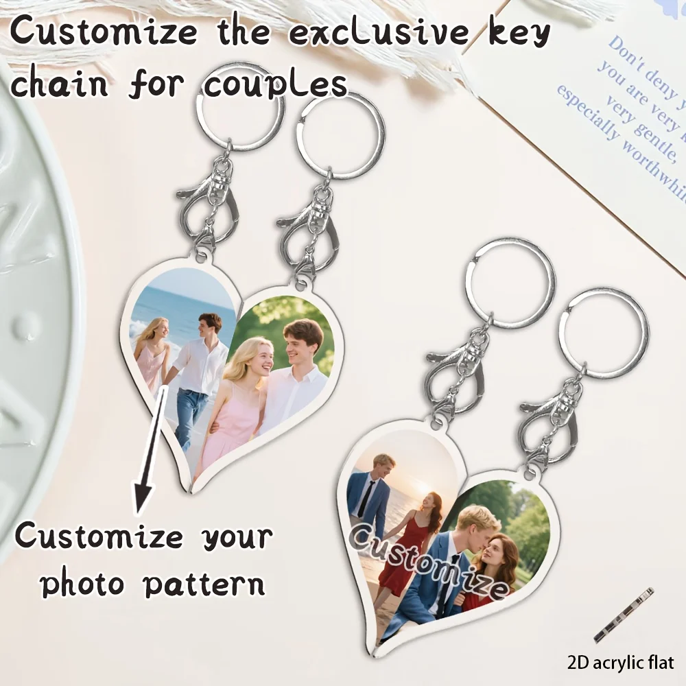 1pc/3pcsCustom spliced keychains, unisex for backpack pendants, keychains and other scenes. It is a good gift for family, friend