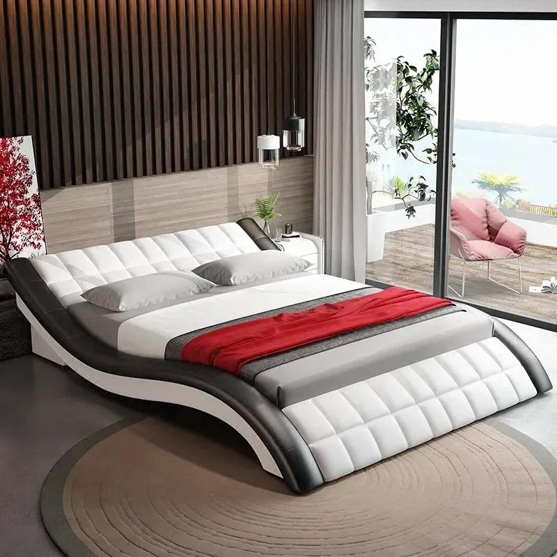 

Simple Queen Luxury Beds Frame Modern Modular High End Double Beds Frame Minimalist Nordic Japanese Muebles Patio Furniture