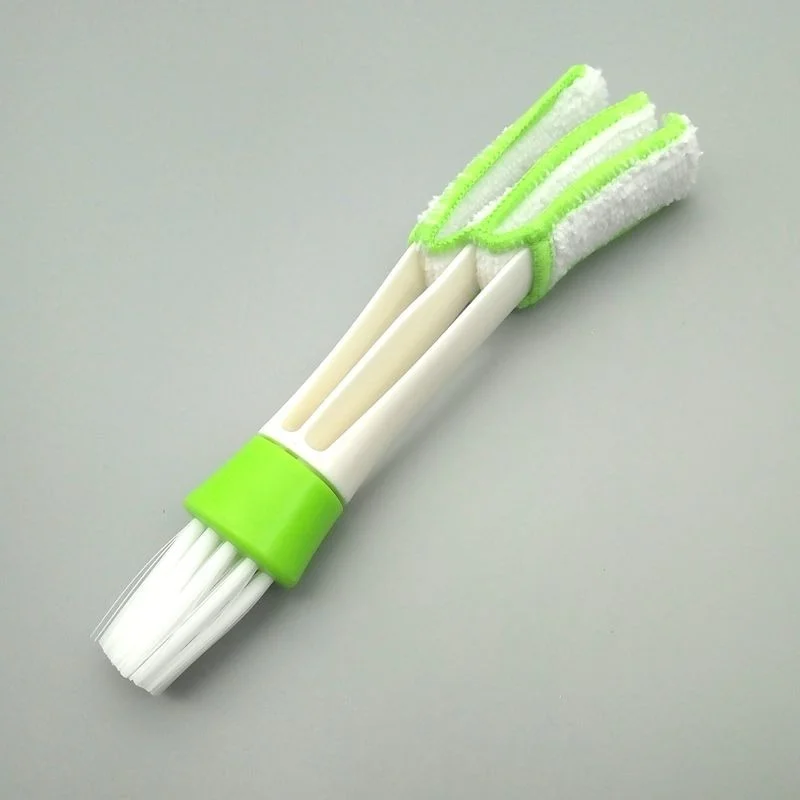 

Portable Double Ended Car Air Conditioner Vent Slit Cleaner Brush Instrumentation Dusting Blinds Keyboard Brush Cleaning