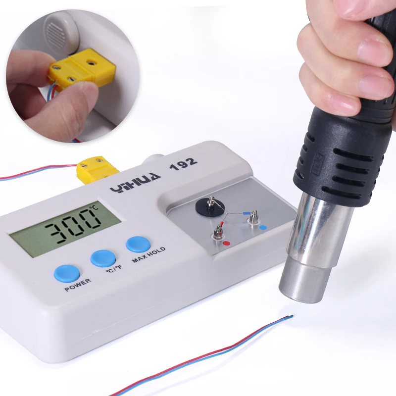 YIHUA Soldering Table Air Gun Temperature Meter For Measuring Soldering Iron Handle Soldering Iron Tip Air Gun Handle