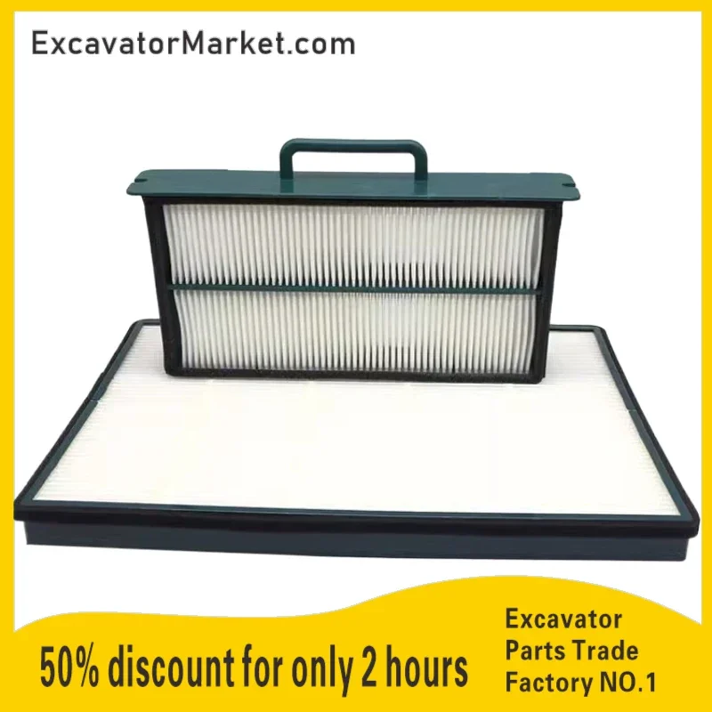 Excavator Accessories For SDLG Excavator Parts 135 150 205 210 225f Air Conditioning Filter Filter Hv Circulating Filter