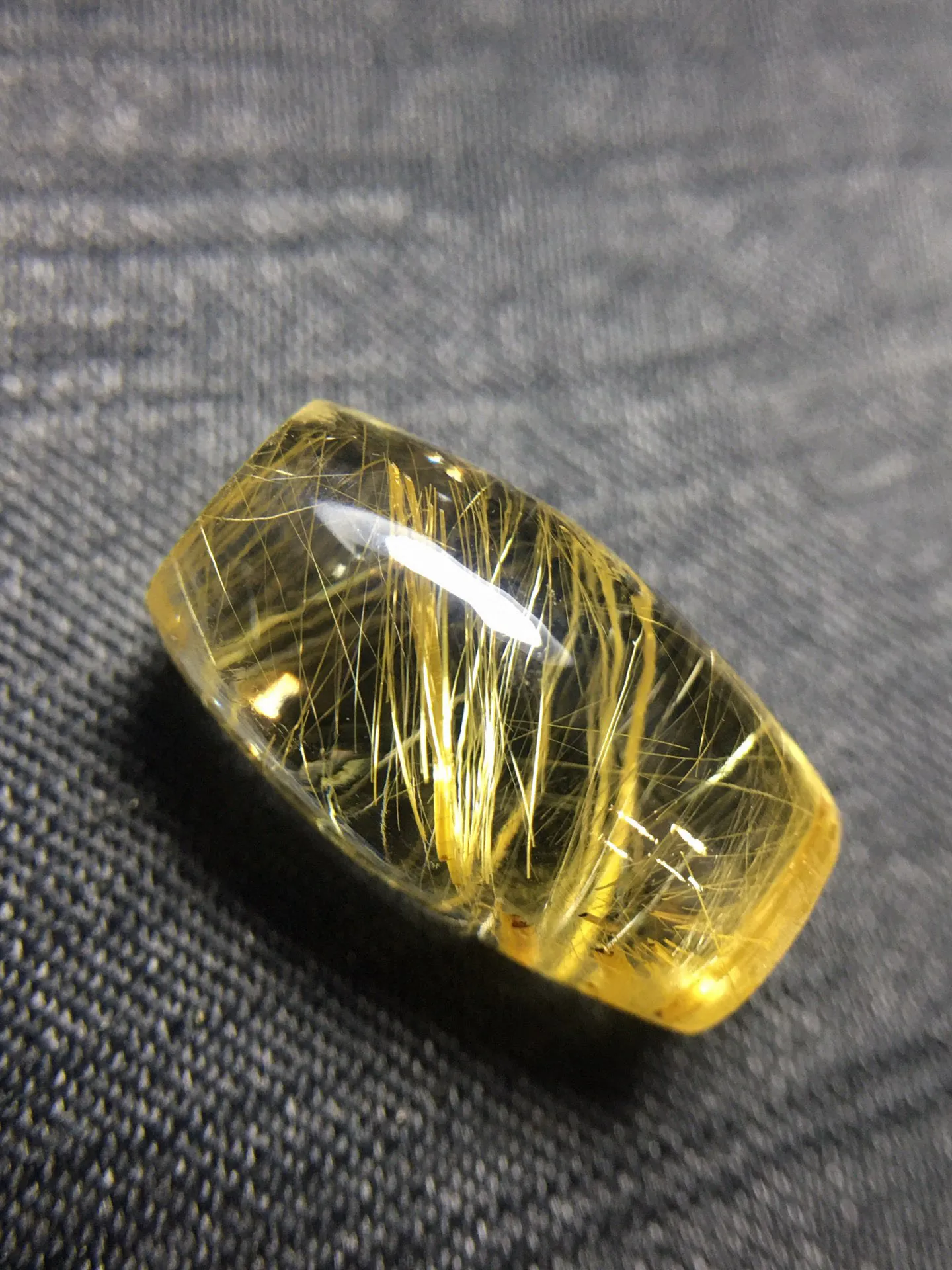 

Подвеска из натурального золота с рутилированным кварцем, цветок, ювелирные изделия из рутилированного кварца 18*10 мм для мужчин и женщин, Бразилия AAAAAAA