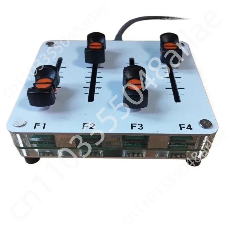4-channel MIDI Push Rod 42mm Fader Custom CC Information USB Interface Music Host Software Controller