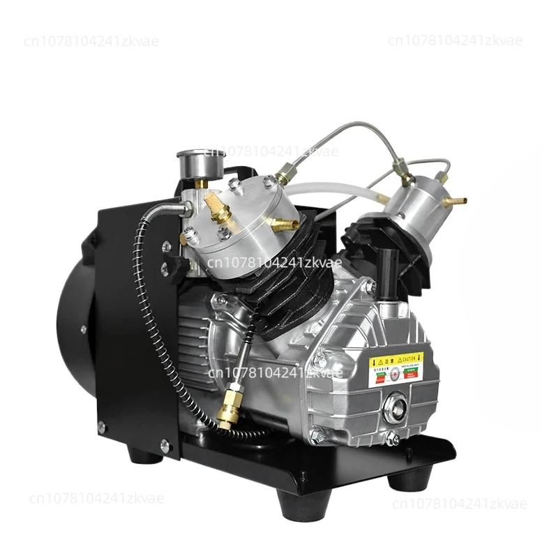 TXEDM041 4500Psi 300Bar PCP Air Compressor High Pressure Air Compressor with Mini-Double Cylinder for Rifle Scuba Diving