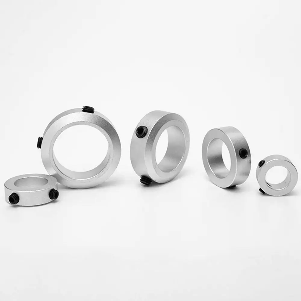 1Pcs Aluminum Alloy Fixed Locking Limit Ring Stop Screw Type Retainer Locator Shaft Collar with Screws 6-30mm Diameter 4