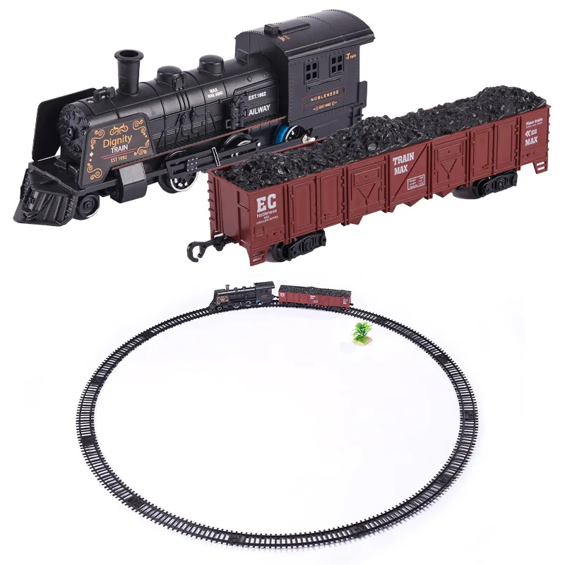Remote Controlled Train Toy Track Small Train Model Children's Gift Toy