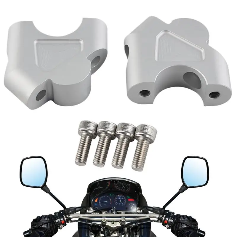 

Handlebar Riser Adapter High Strengt Handlebar Clamps Handlebar Risers Bar Mount Sturdy Handle Bar Risers Mount Clamp Motorcycle