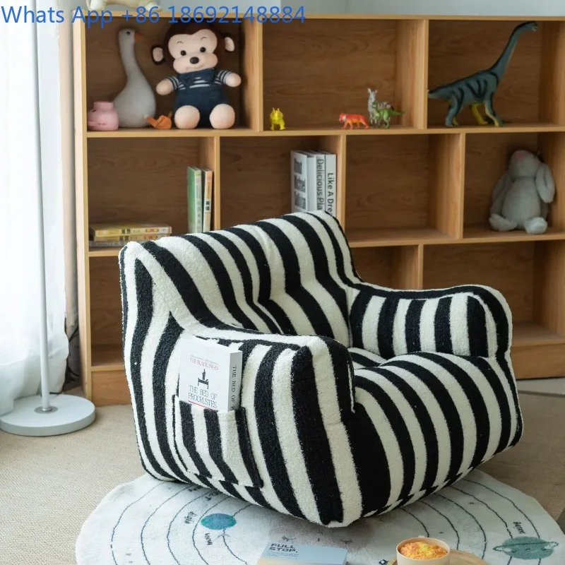 Dopamine couleur correspondant lecture coin paresseux canapé chaise Mini mignon petit canapé rayé