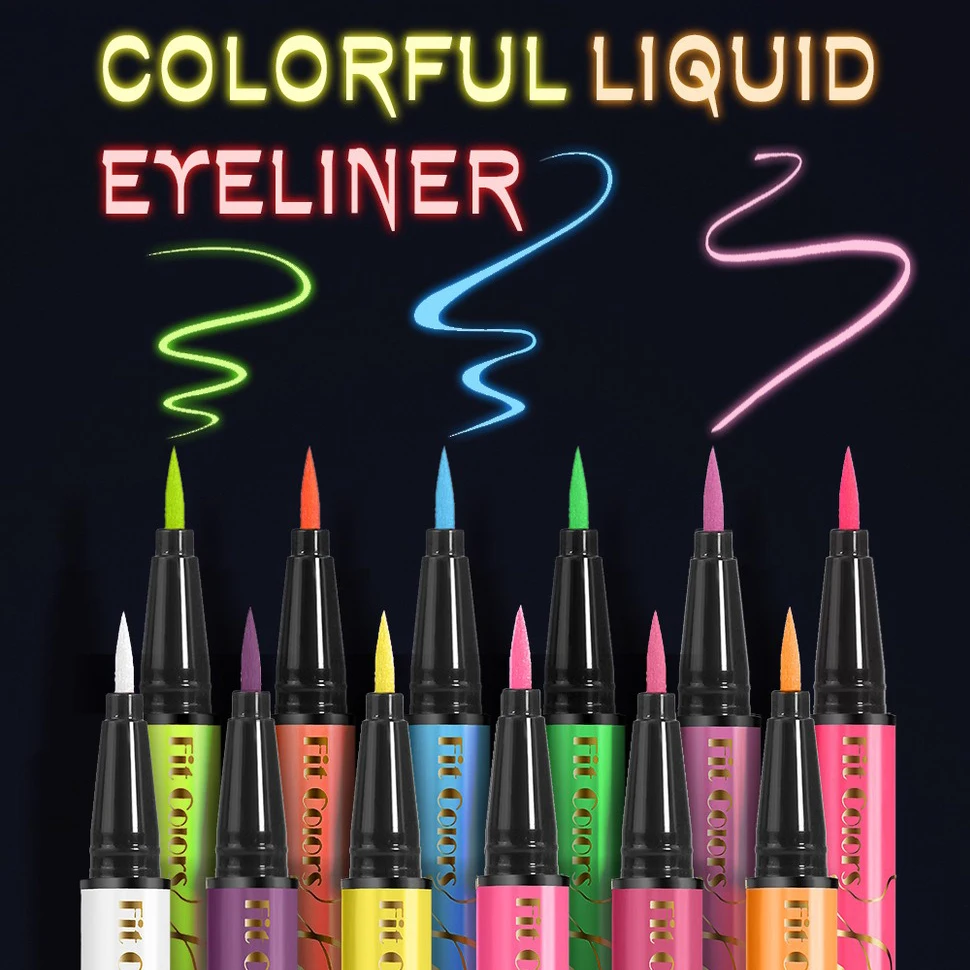 Caneta delineadora fluorescente uv, líquido, verde, amarelo, rosa, laranja, colorido, luz uv, neon, delineador, rosto, pintura corporal, caneta, maquiagem de festival