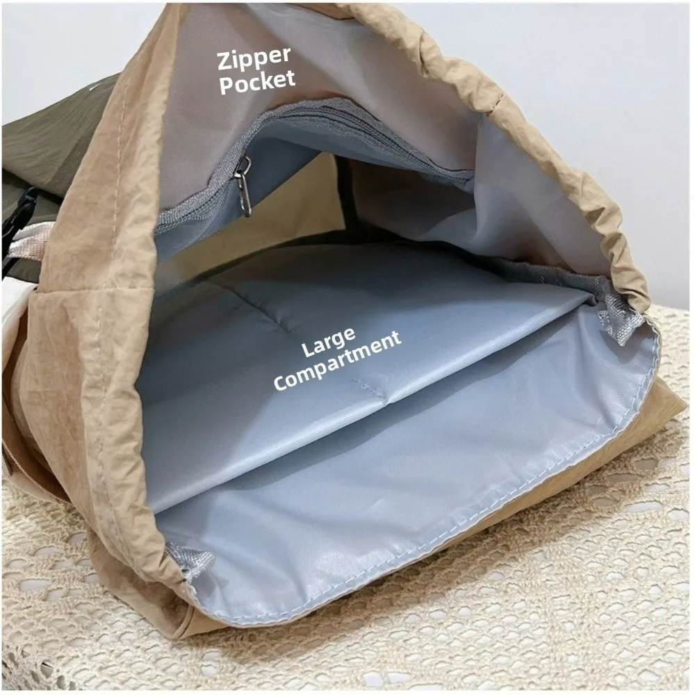 

Casual Waterproof Women Backpack Large Capacity Lightweight Student Schoolbag Leisure College Laptop Book Bag Outdoor