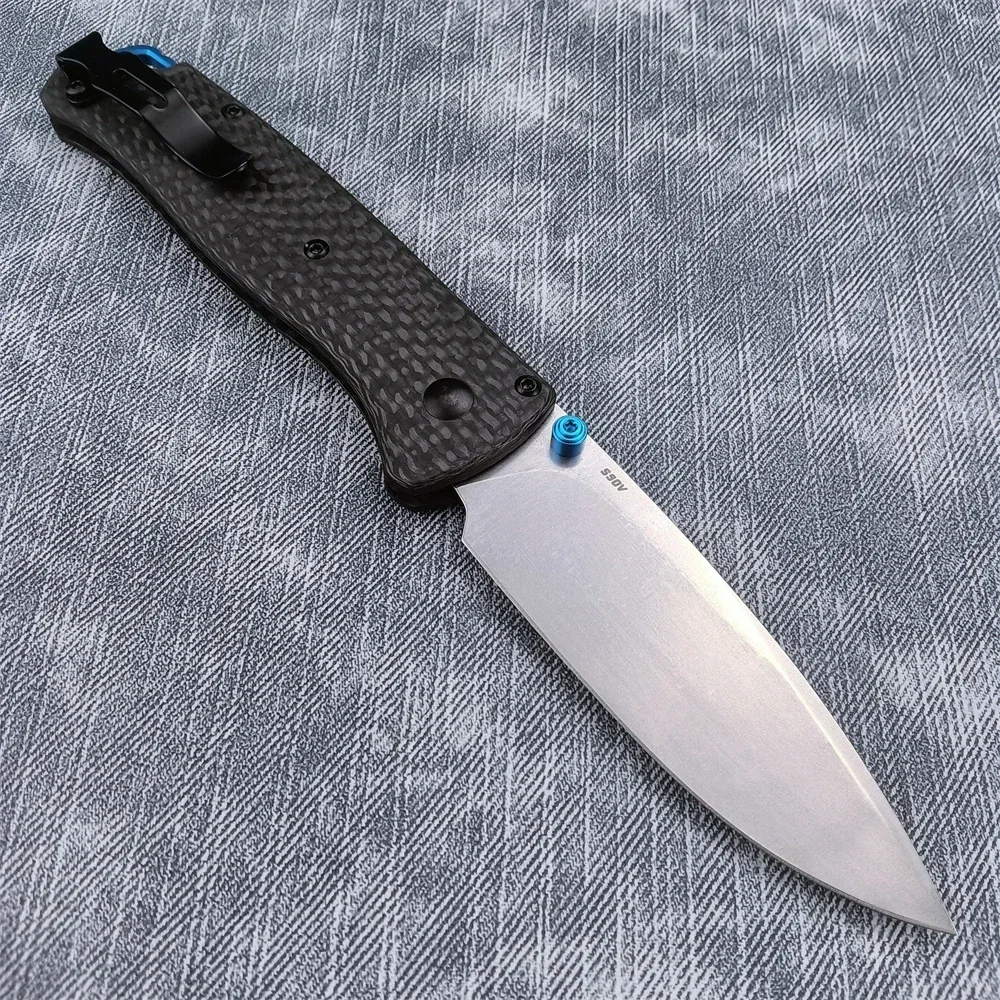 BM 535 Folding Knife S35V Blade Carbon Fiber Handle Wilderness Pocket Knife Outdoor Camping Knives Tactical Tool Christmas Gifts