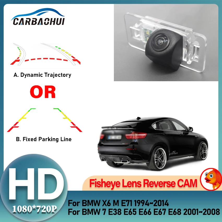 

Автомобильная парковочная камера заднего вида CCD Full HD ночного видения Водонепроницаемая резервная камера заднего вида для BMW X6 M E71 7 E38 E65 E66 E67 E68
