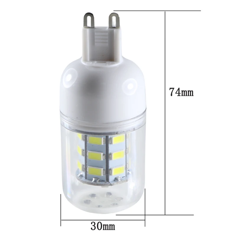 หลอดไฟ LED ทรงข้าวโพดหลอด G9ไฟ DC 12V 24 V 110V 220V 3W สปอตไลท์สำหรับเรือบ้านโคมไฟซุปเปอร์สำหรับบ้าน360องศา