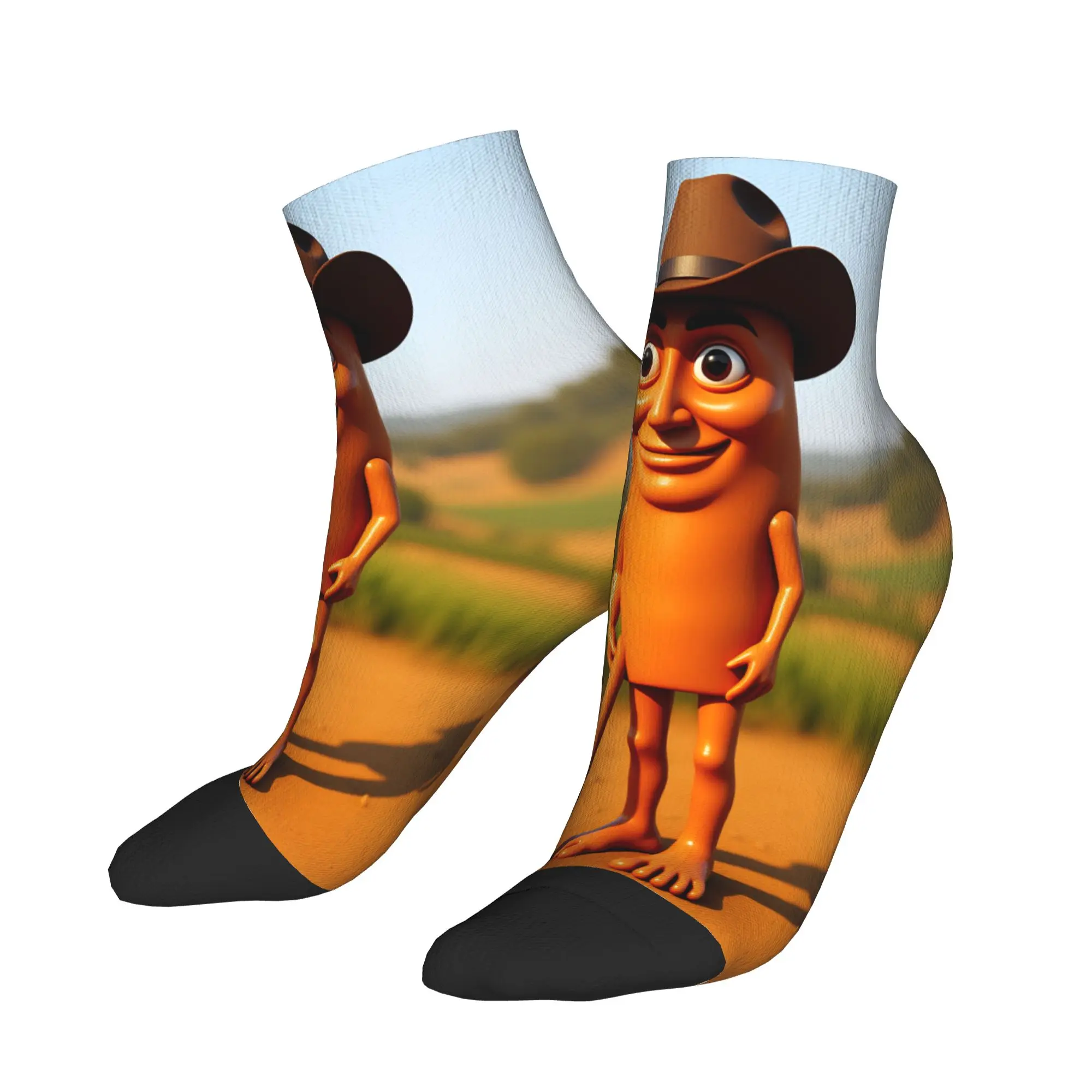 

Tung Tung Sahur Cowboy Western Socks Summer Ankle Socks Funny Men Soft Socks Design Outdoor Sports Anti Slip Socks