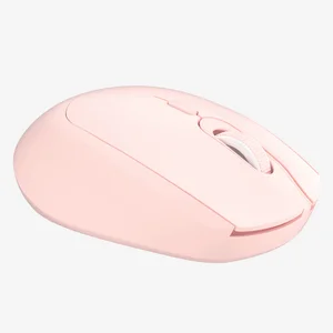 Chuột máy tính di động với máy thu USB, máy tính bảng PC và máy tính xách tay không dây, màu hồng, 2,4g 10 Bán hàng chính màu hồng nàng thơ - 5