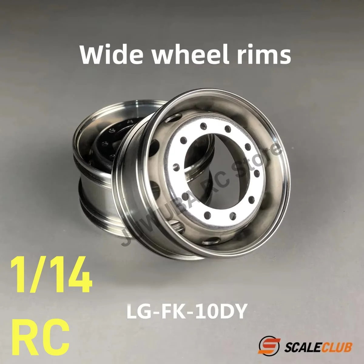 SCALECLUB RC 1/14 LKW Metallfelge Universal breite schmale Felgen für Tamiya LESU Traktor LKW 1 14 Zubehör Teile