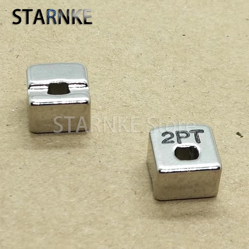 5PCS New Audio Recorder Accessories 2PT Metal Erasing Head Radio Erasing Head 7.8*7.7*5.2MM
