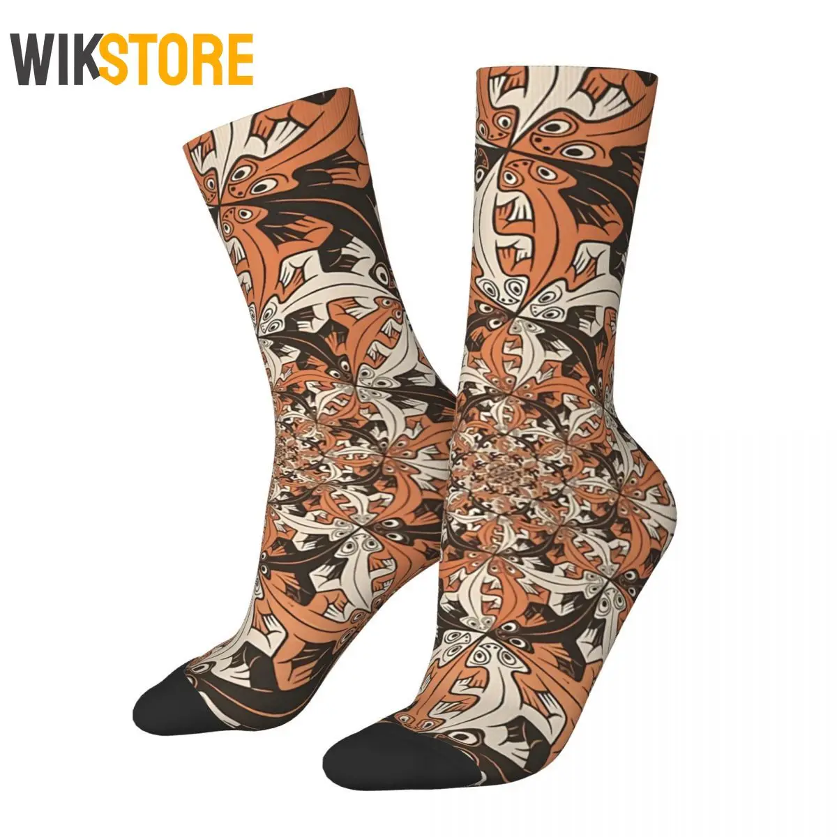 Szczęśliwi mężczyźni kobiety męskie skarpety mniejsze Retro Harajuku dinozaury Hip Hop Casual Crew Crazy Sock antypoślizgowe skarpety sportowe do biegania