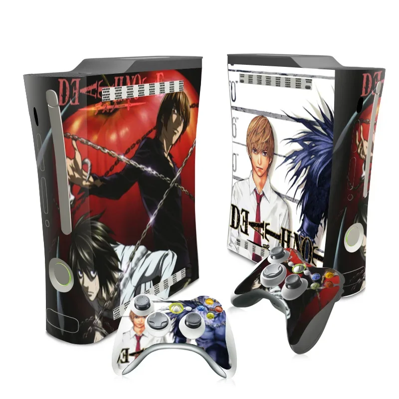 Piel para Xbox 360 fat, calcomanía de vinilo para todo el cuerpo, cubierta protectora, pegatina envolvente para consola gorda Xbox 360 y controlador inalámbrico