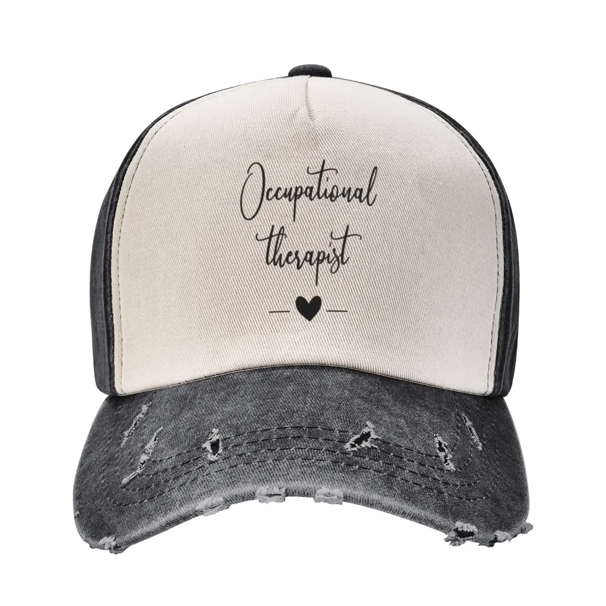 Occupational Therapist Occupational Therapy is a work of Heart Shirt Sticker Socks. Baseball Cap Fluffy Hat Caps For Women Men's