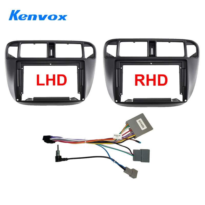 For Honda Civic (EJEKEM) 1995 2001  Android Car Radio Installation Fascia Frame Multimedia Player Panel Dash Mount Kit