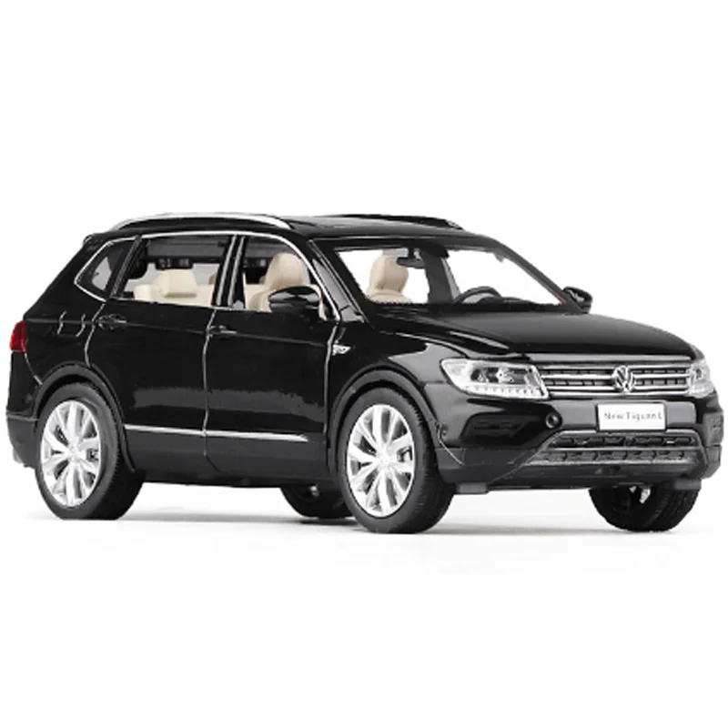 1:32 alloy pull back car toy, high imitation for Tiguan L, door opening music & live & toy car, wholesale