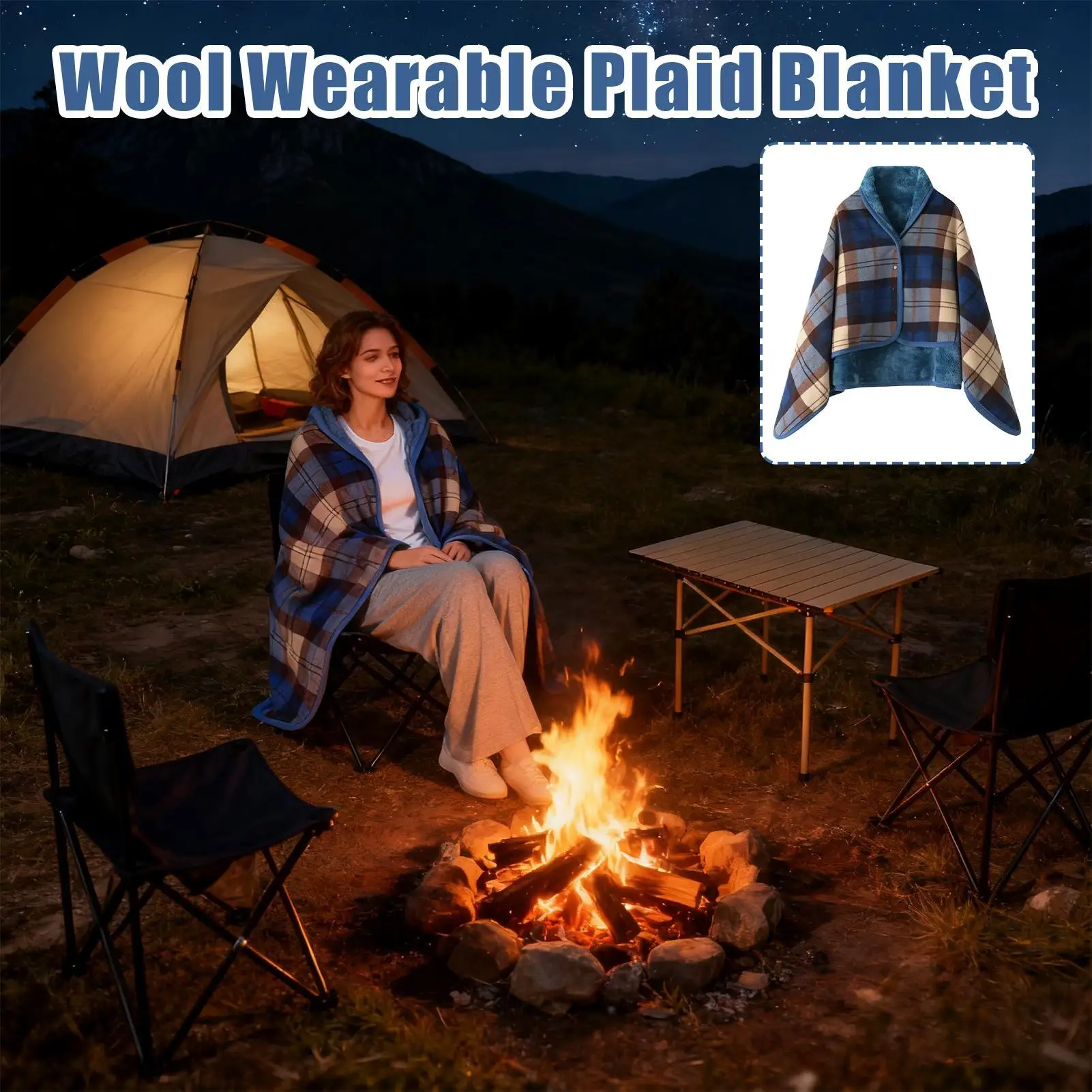 

Зимние накидки для женщин, шерстяное носимое одеяло с пуговицами, зимний шарф для мамы, подруги, дома, путешествий, зимы, Рождества