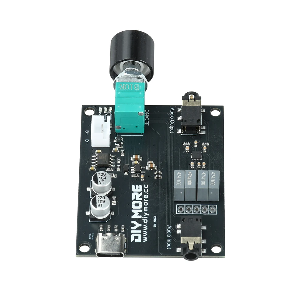 Kopfhörerverstärkerplatine MAX97220 mit 3,5-mm-Kopfhörerschutz ALPS-Potentiometer – Detail 21