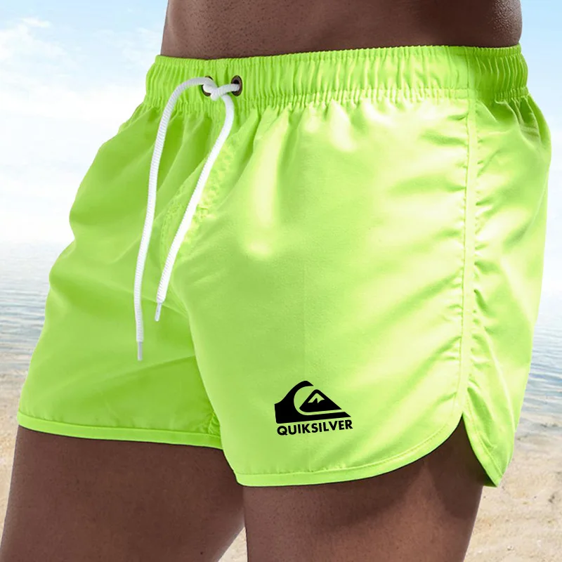 2024 Men's Printed Quick Dry Summer Mens Siwmwear Beach Board Shorts Briefs For Man Swim Trunks Swimming Beachwear Male