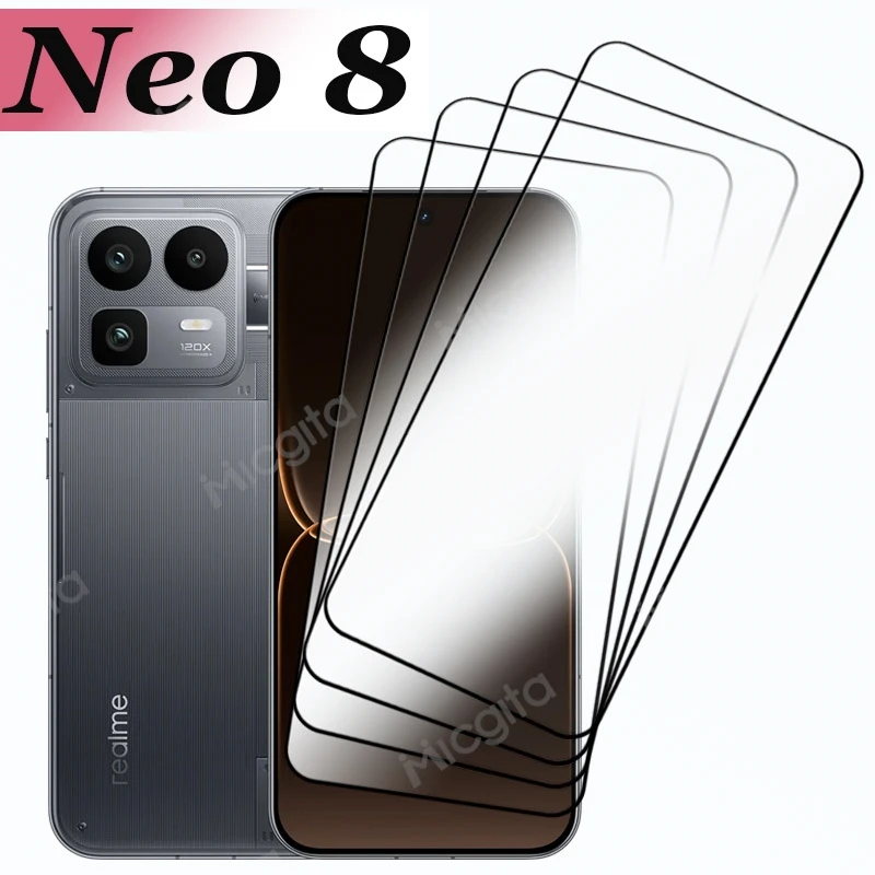 Next-Gen-Displayschutzfolie für Realme Neo8, 9H, kratzfest, Fingerabdruck-Entsperrung, Frontfolie, vollständige Abdeckung, 1/2/3/4 Stück