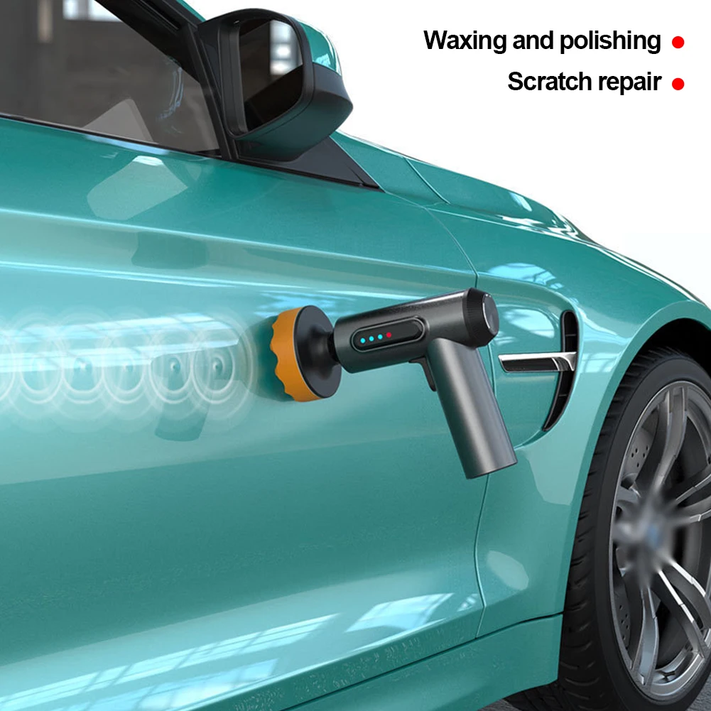 

Car Wireless Polisher Electric Polisher Adjustable Speed Car Polishing Waxing Grinding Machine Power Tool 4000RPM