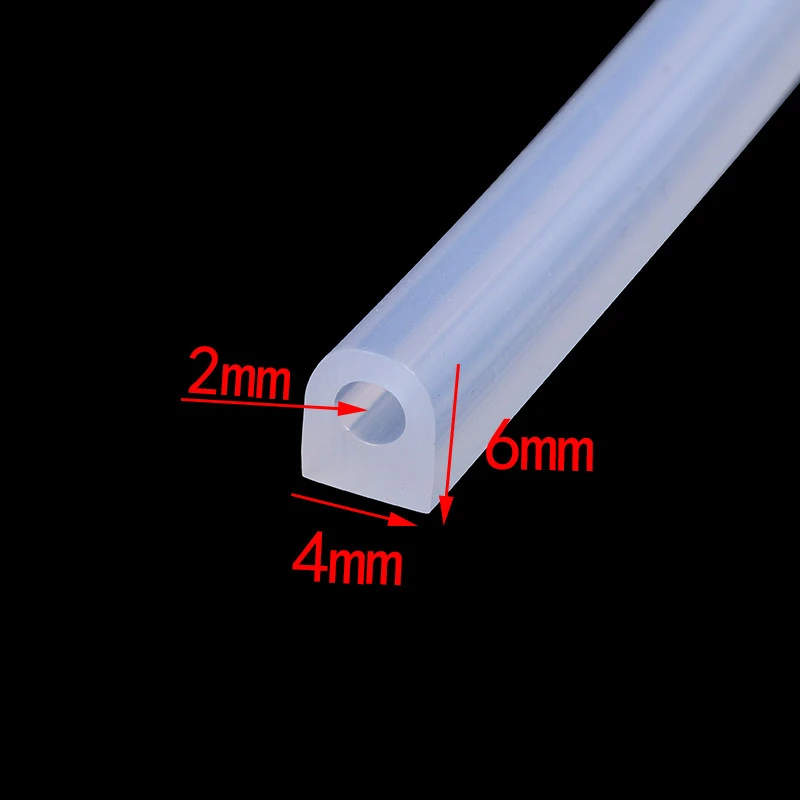 3M Premium Hollow Silicone Sealing Strip, D-Shaped Gasket for Vacuum Machine, Centrifuge, Oven, Dryer Door Seal