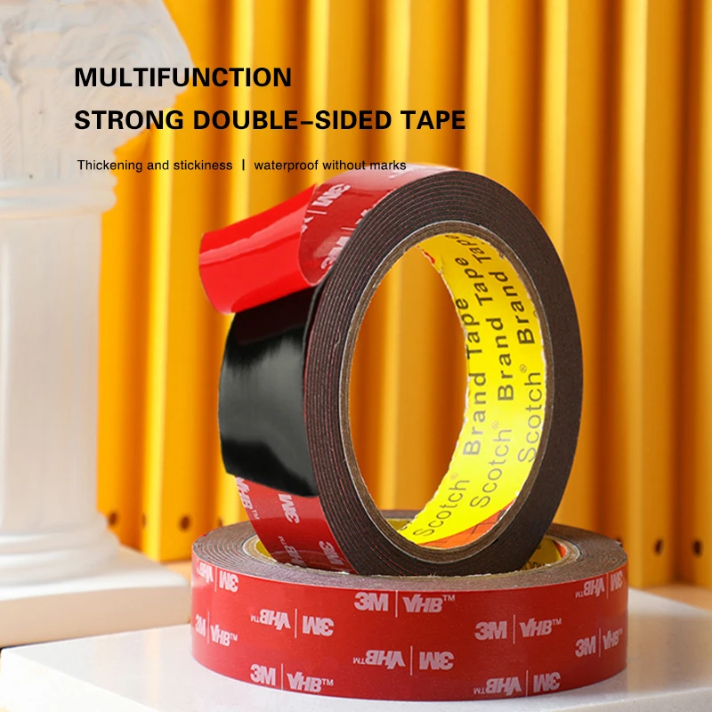 3M Strong Double Sided 0.4mm Thick High Temperature Viscosity for Adhesive Tape Automotive Use Decor Waterproof Durable Tape