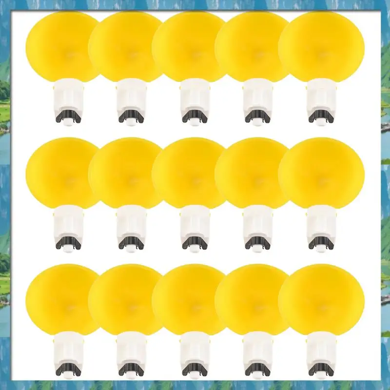 AB07 HOT 15 Stuks Kip Waterer Automatische Drinker Kip Feeder Plastic Gevogelte Water Drinkbekers Gevogelte Boerderij Dier Levert