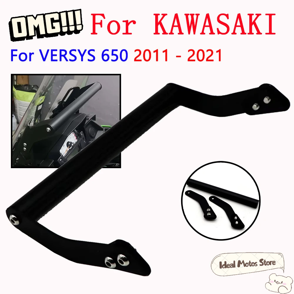 

For KAWASAKI Versys 650 KLE650 Versys650 2011 - 2021 Motorcycle Accessories Mobile Phone Holder GPS Navigation Bracket