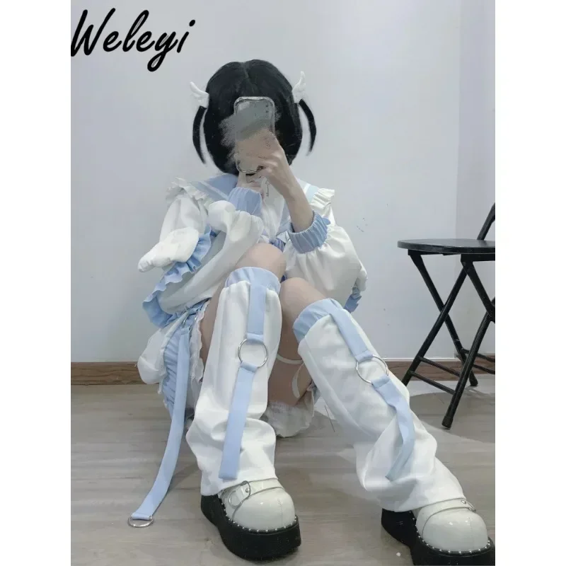 Jirai Kei Kawaii Y2K Coats Sweet Women\'s 2024 Spring and Autumn Cute Subculture Wings Mine Mass Produced Water Color Sportswear