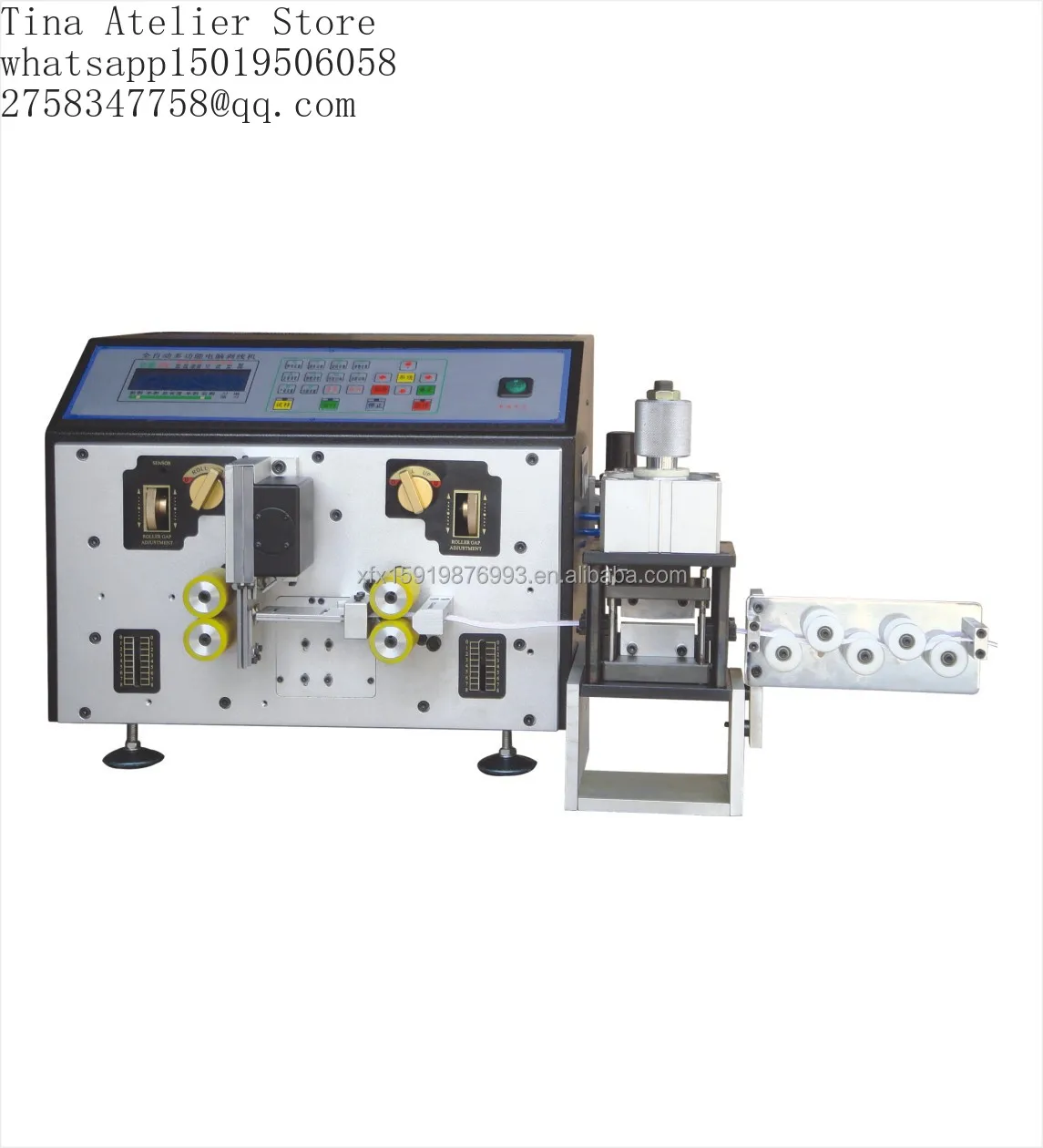 Automatic Computer Crimping Stripping Machine-Multi-Function Crimping Equipment 220V Cable Making Industry XFX XFX-230F