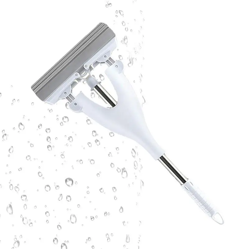 Portable Small Mop Short Handle Counter Cleaner Wet Dry Mop Reusable Handheld Cleaner Mopping Tool For Tabletop Window Glass